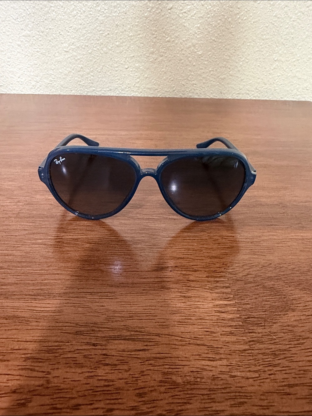 Ray-Ban Women's Navy Blue Aviator Sunglasses